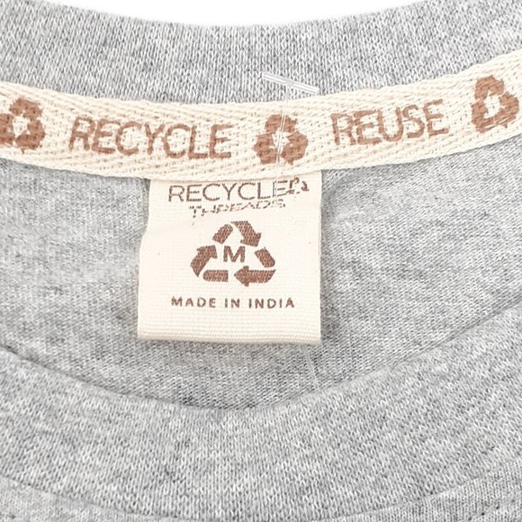 NWT Recycled Threads Tee With Cuffed Sleeve - Picture 7 of 10